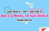 Giải bài 1.6 trang 10 Toán 8 Tập 1 SGK Kết nối tri thức